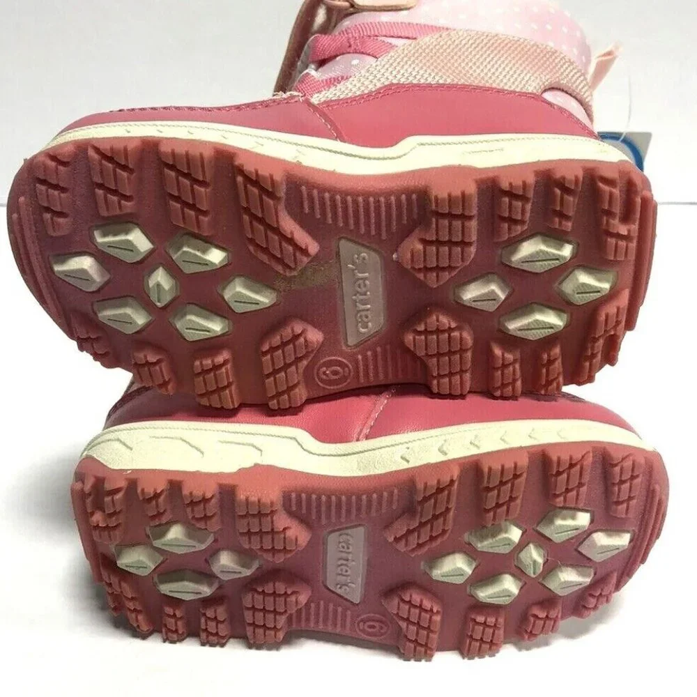 Carters Toddlers' Uphill, Pink Winter Snow Boots, Girls' Size 6 M.